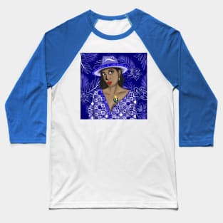 the muse from panama in talavera wallpaper art Baseball T-Shirt